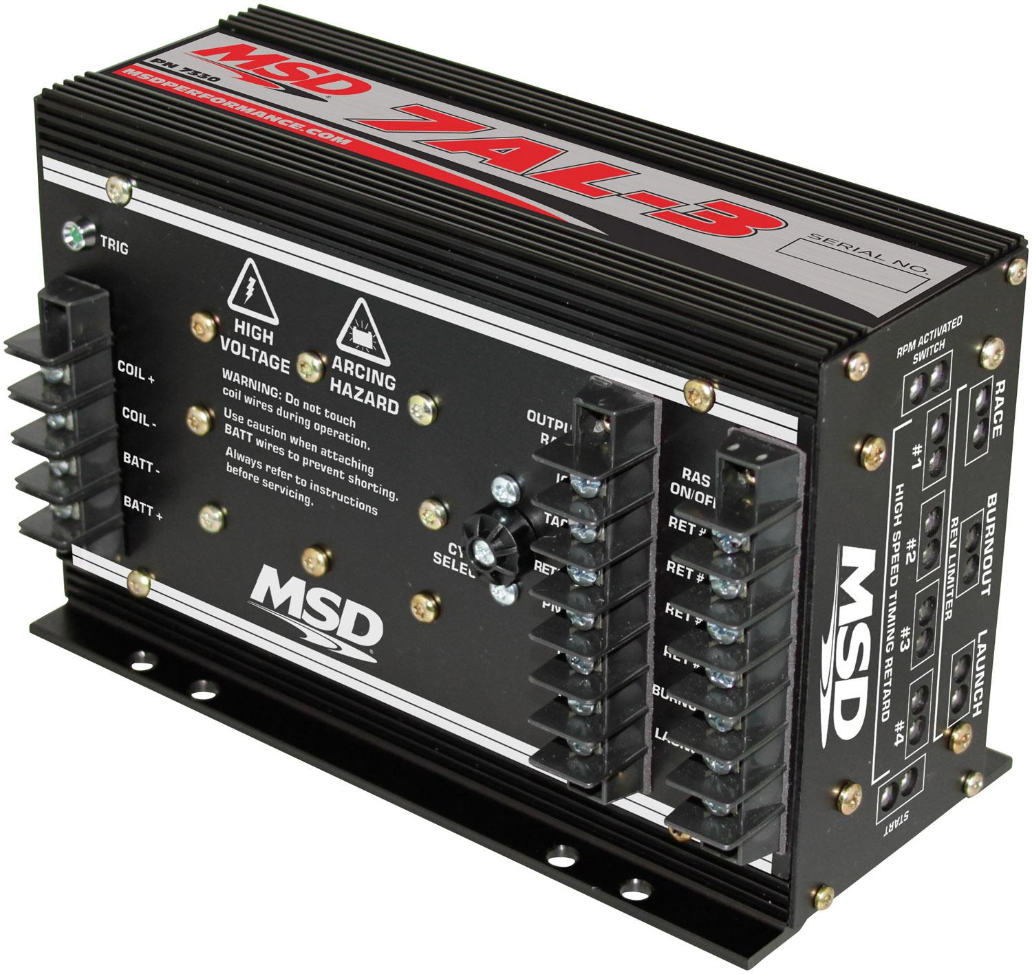 Msd 7330 Msd 7Al-3, Pro Drag Race Ignition, 8-Cyl.