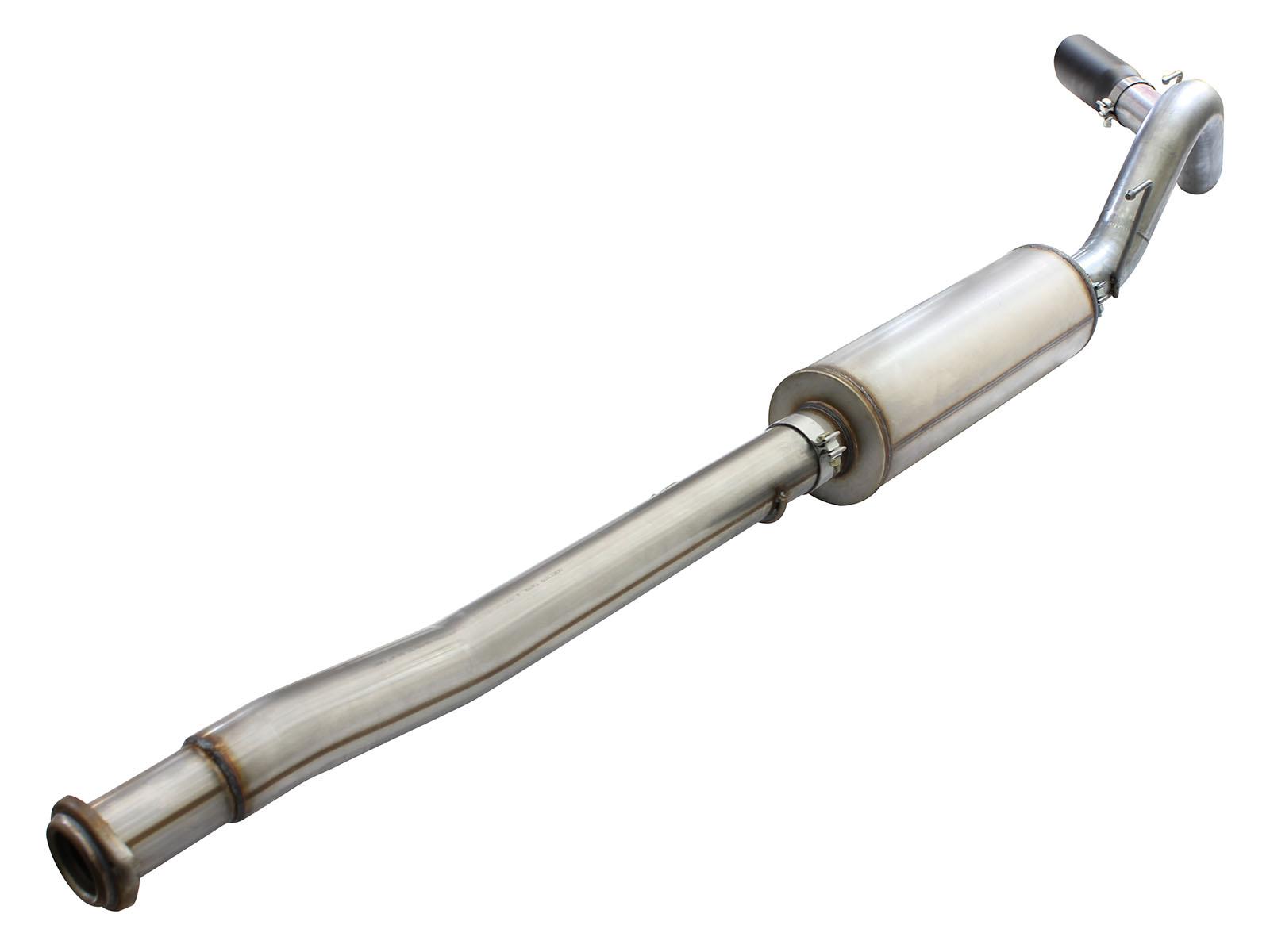 AFE MACH Force-Xp 4 IN Stainless Steel Cat-Back Exhaust System w/Black Tip (2015-2020 F-150, F-150) - 49-43069-B