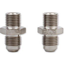 Earls Transmission Oil Cooler An To Npsm Adapter - Size: -6An Male To 1/4-18 Npsm Male W/Crush Washers - Nickel Plated Steel - 2 Pc. - Fits Most Th350/Th400/700R4/4L60 Transmission - - 940006ERL