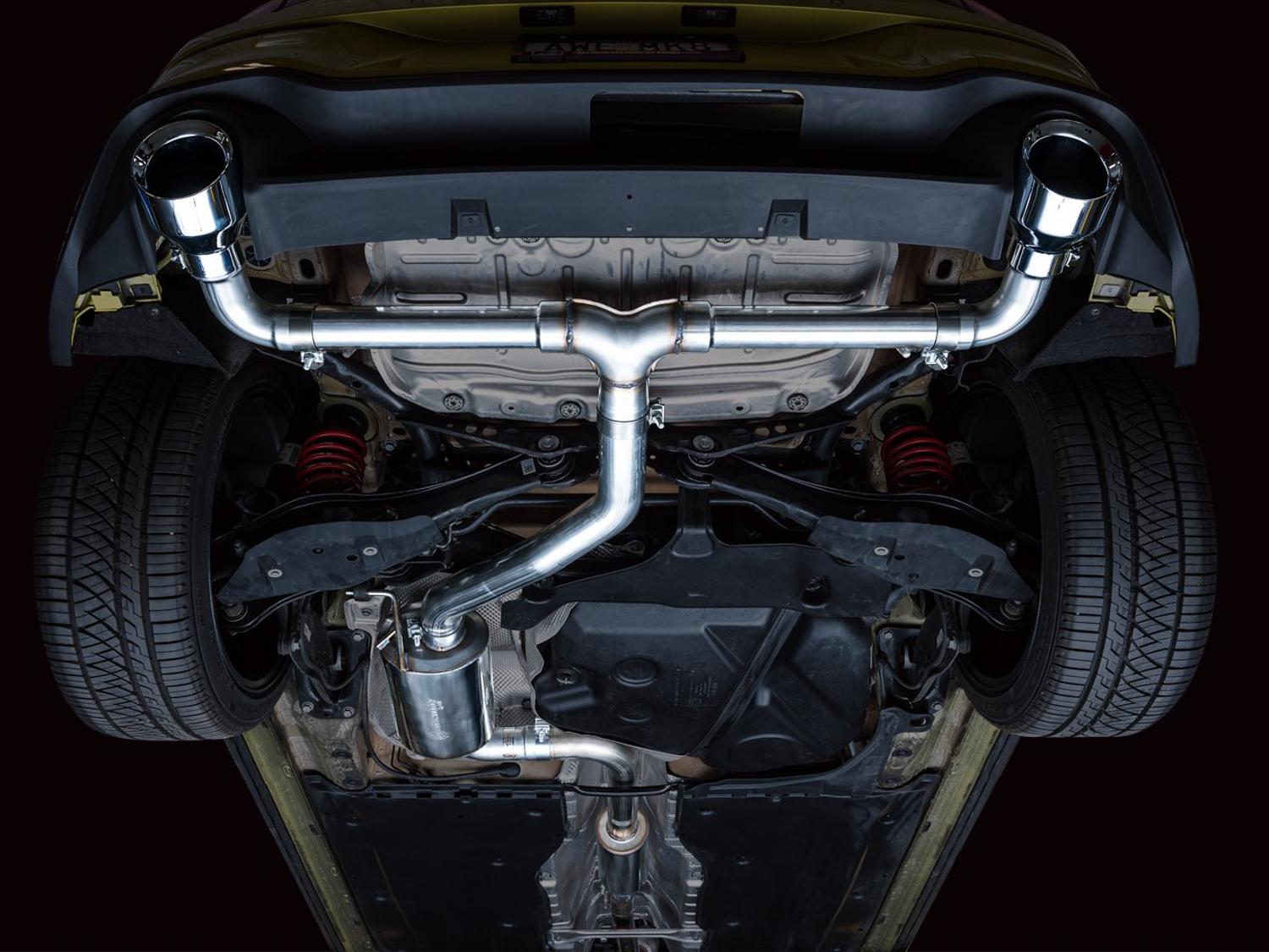 AWE Touring Edition Catback Exhaust - Chrome Silver Tips (2022-2023 Volkswagen MK8 GTI) - 3015-32658