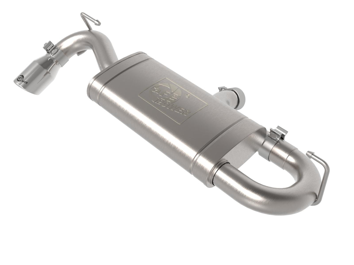 AFE Vulcan Series 2-1/2 IN 304 Stainless Steel Axle-Back Exhaust System Polished Ford Bronco Sport 21-22 L3-1.5L (t)/L4-2.0L (t) - 49-33141-P