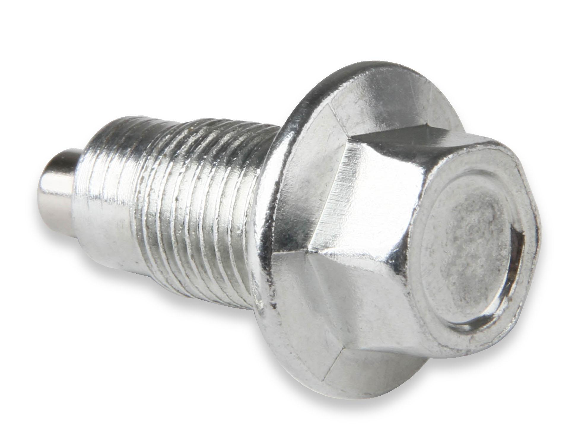 Mr. Gasket Chrome Oil Pan Plug.  - 15