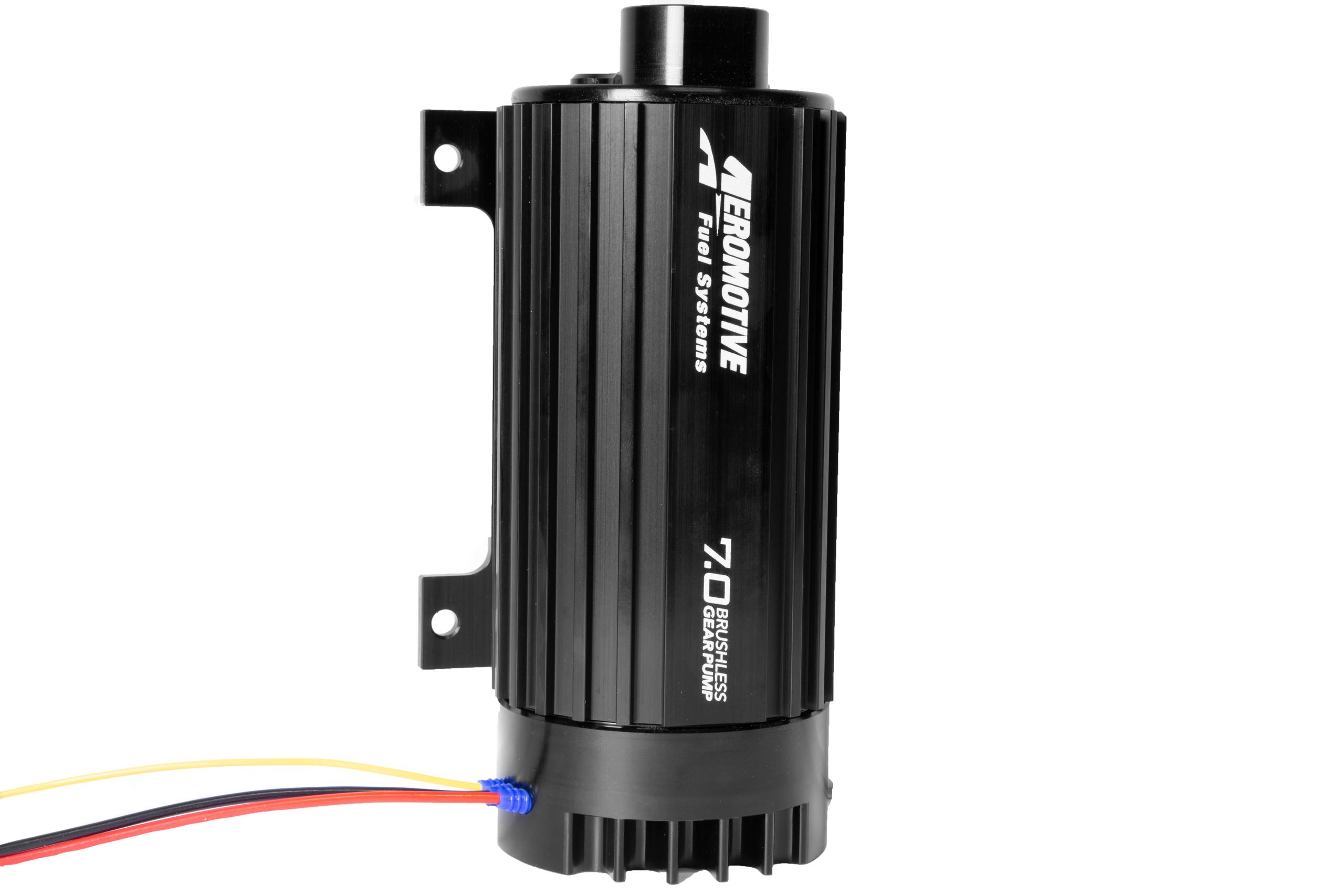 Aeromotive 7.0 Gpm Brushless Spur Gear Fuel Pump With True Variable Speed Control, In-Line - 11197