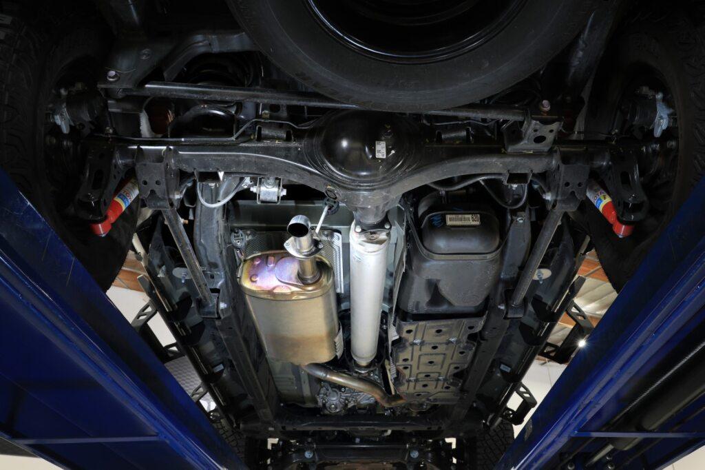 AFE ROCK BASHER 2-1/2 IN 409 Stainless Steel Axle-Back Hi-Tuck Exhaust System (2024-2025 Tacoma) - 49-46082