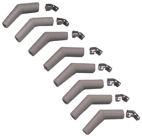 TAYLOR CABLE Spark Plug Boot/Terminal Kit gray 115 deg - 46085