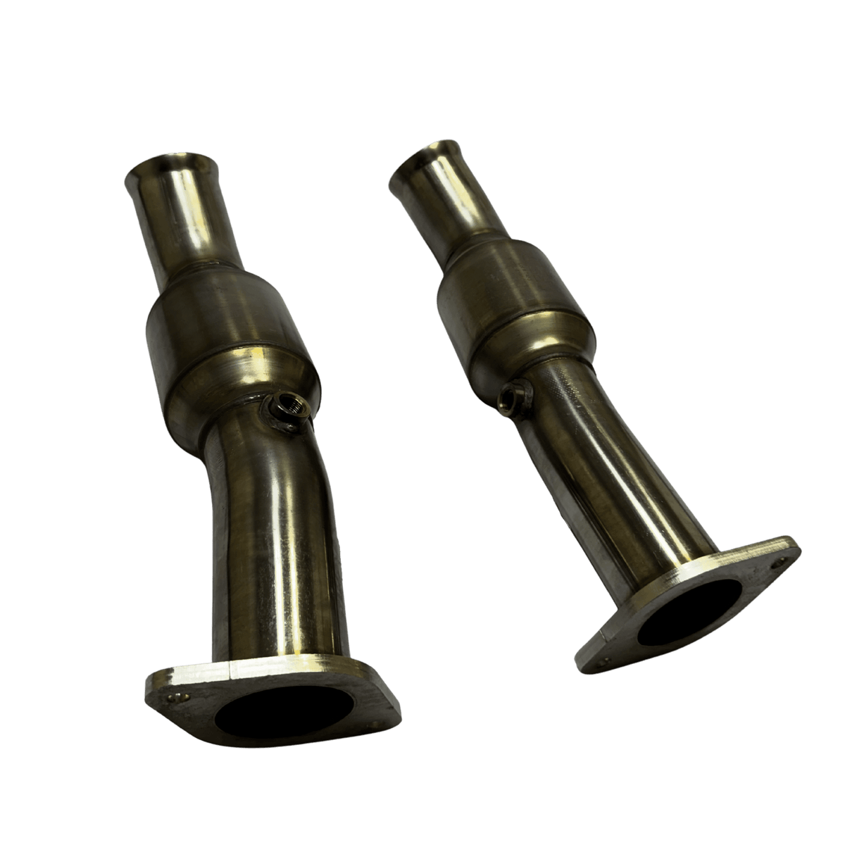 Kooks 3" x 3" (OEM) Stainless H.O. GREEN Catted Connections. 2021+ RAM TRX 6.2L HEMI - 35213400
