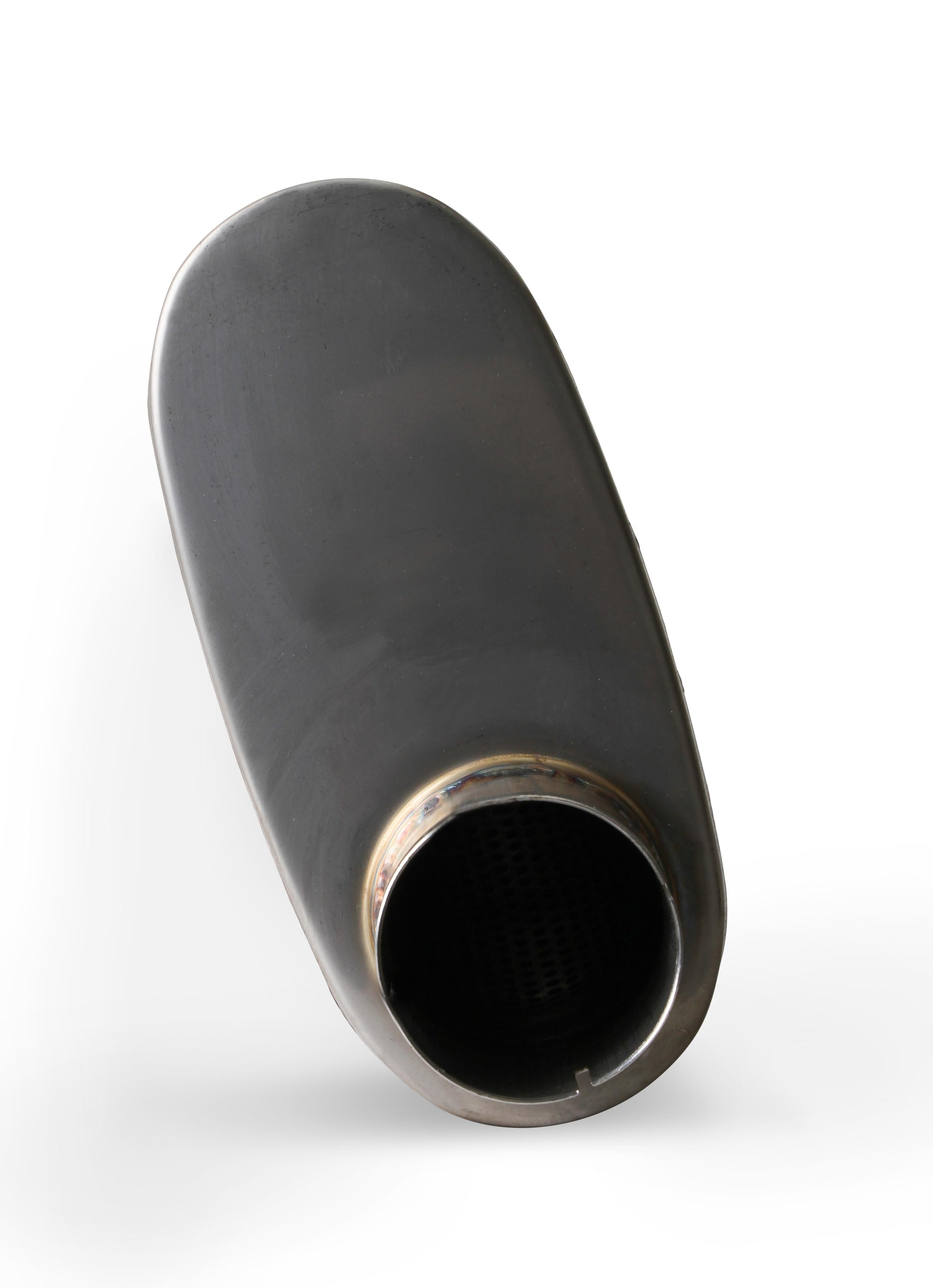 Hooker Muffler, Hooker, 304Ss, Offset/Offset, 2 - 21644HKR