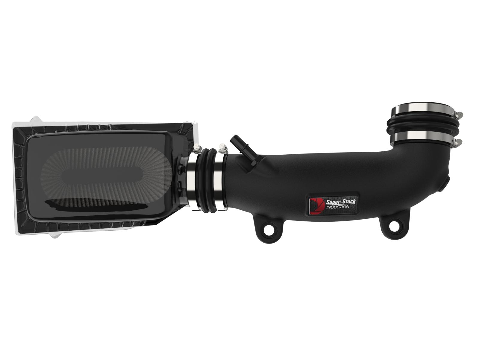 AFE Super Stock Induction System w/ Pro DRY S Media (2018-2021 Gladiator, Wrangler, Wrangler) - 55-10009D