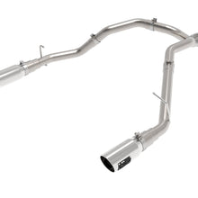 AFE Large Bore-HD 5 IN 409 Stainless Steel DPF-Back Exhaust System w/Polished Tip (2020-2021 1500) - 49-42080-P