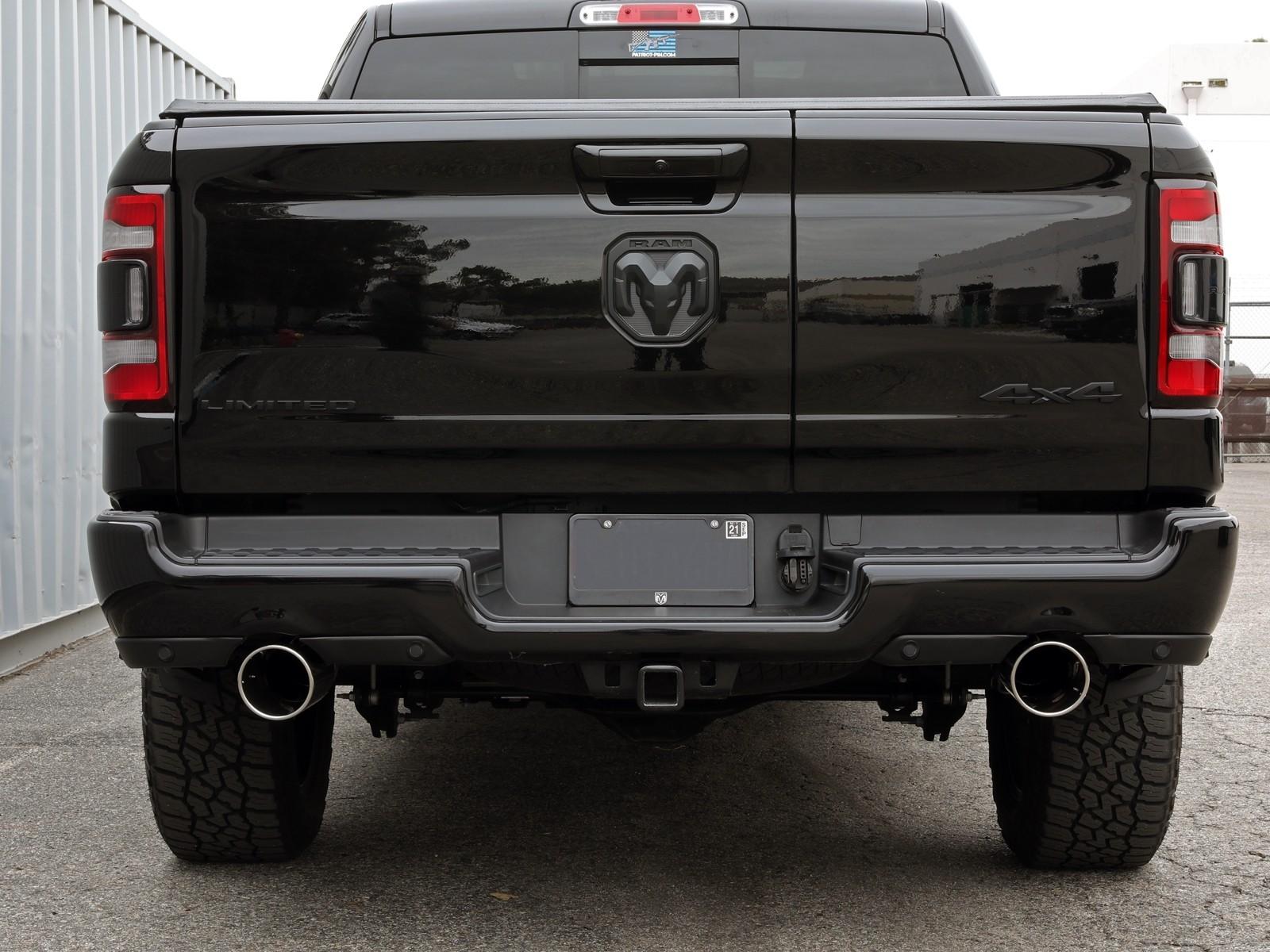 AFE Large Bore-HD 5 IN 409 Stainless Steel DPF-Back Exhaust System w/Polished Tip (2020-2021 1500) - 49-42080-P