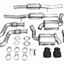 AWE Touring Edition for Nissan Z - Diamond Black Tips - 3015-33400