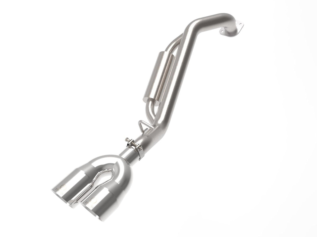 AFE Takeda 2-1/2 IN 304 Stainless Steel Axle-Back Exhaust System w/ Polished Tips (2024-2025 Kona) - 49-37046-P