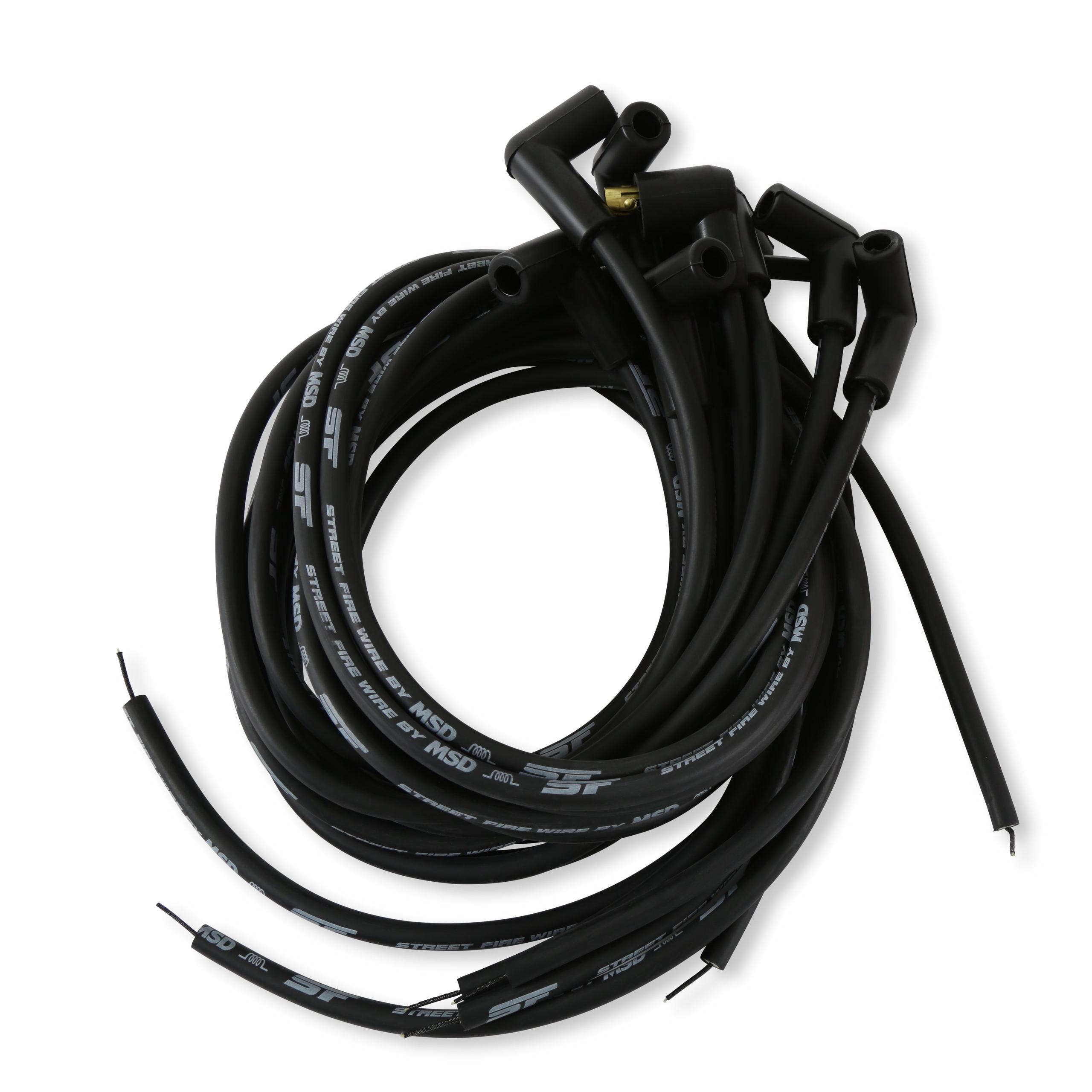 Msd 5553 Wire Set, Street Fire, 8-Cyl., 90°, Socket/Hei, Universal