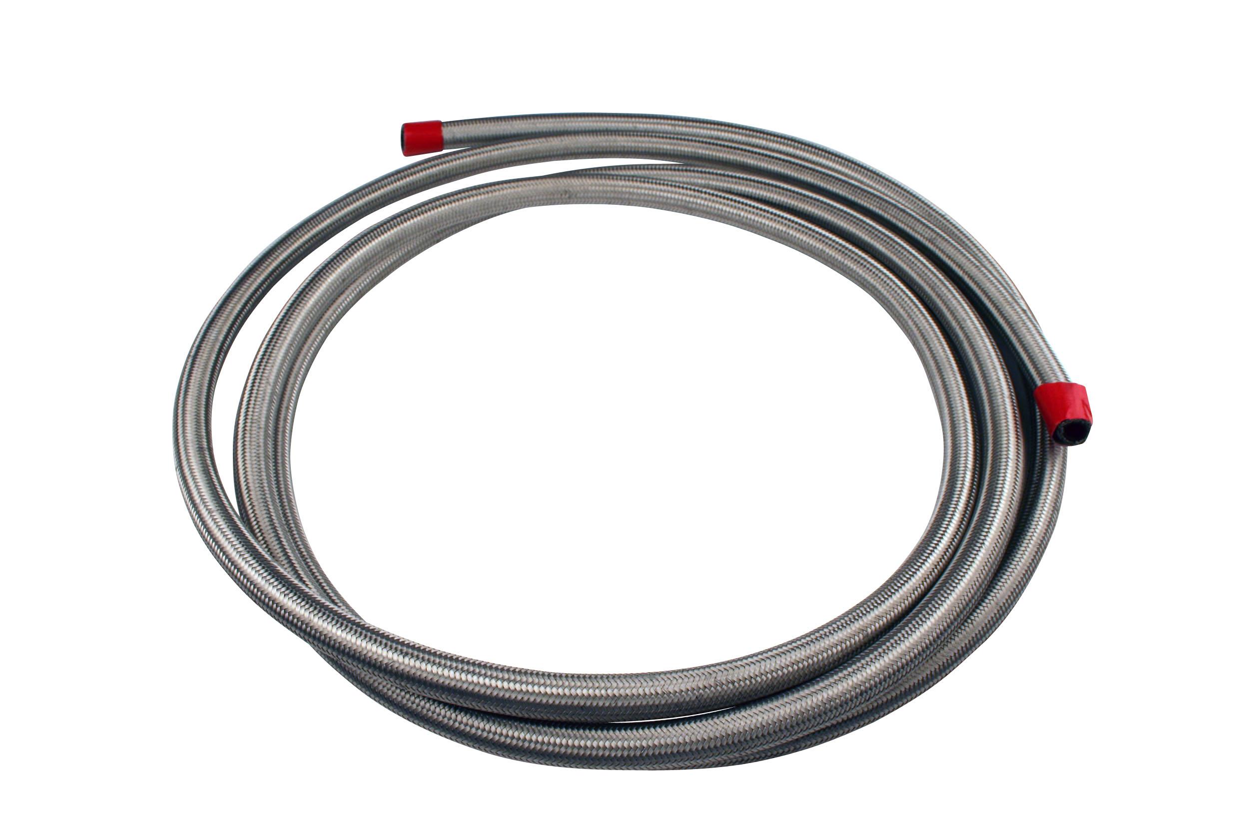 Aeromotive Fuel Line, Rubber Stainless Braided - 15706