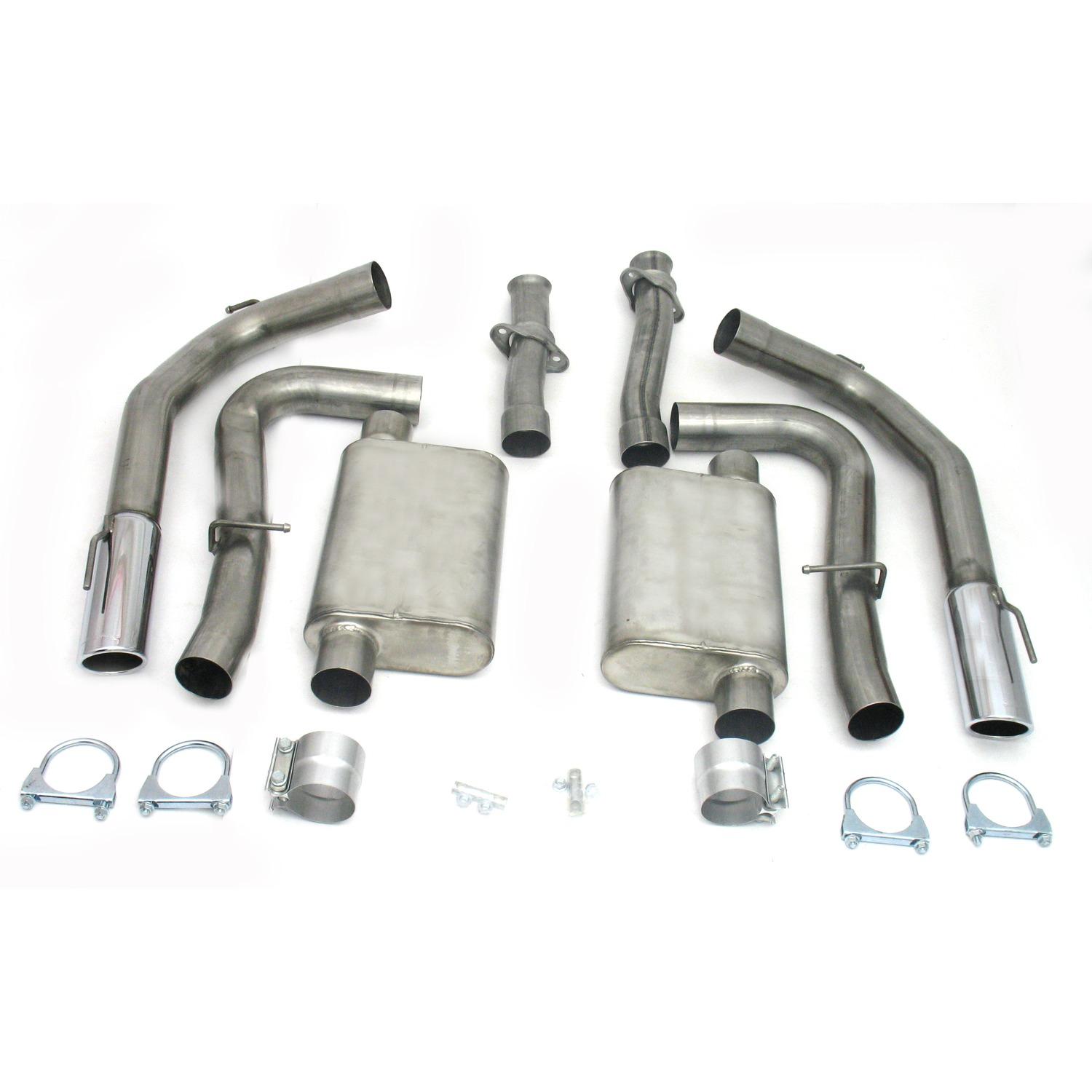 JBA 99-04 Cobra 3" Catback Exhaust System (3.5" Chrome Tips)