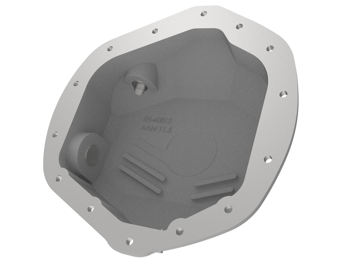 AFE Street Series Rear Differential Cover Raw w/ Machined Fins (Dodge Trucks 2500/3500 03-18) - 46-70390