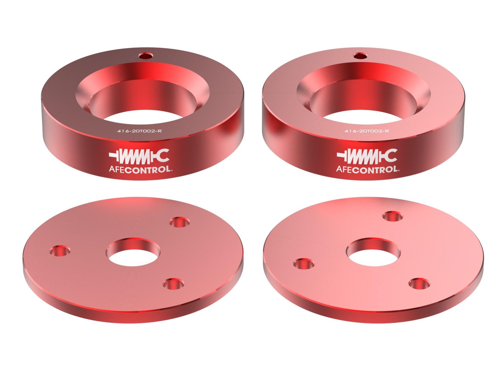 AFE aFe CONTROL 3.0 IN Leveling Kit Red (RAM 1500 TRX 21-23 V8-6.2L (sc)) - 416-20T002-R