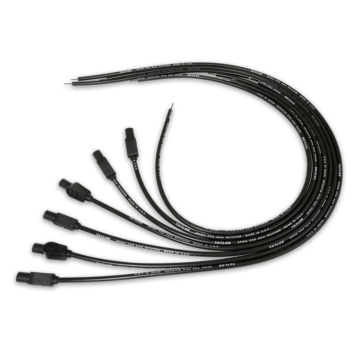 TAYLOR CABLE 8mm Spiro-Pro univ 6cyl 180 black - 73045