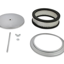Mr. Gasket Air Cleaner - 6-1/2 Inch Diameter, 2 Inch Tall - Chrome.  - 1486