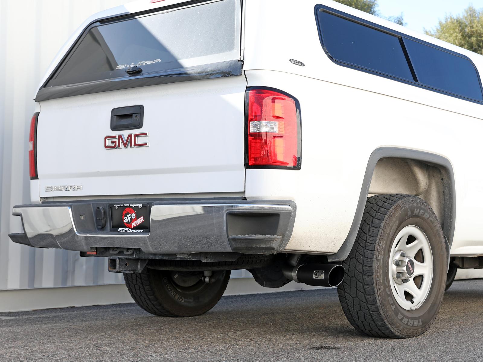 AFE MACH Force-Xp 3 IN 409 Stainless Steel Cat-Back Exhaust System w/ Black Tip - 49-44136-B