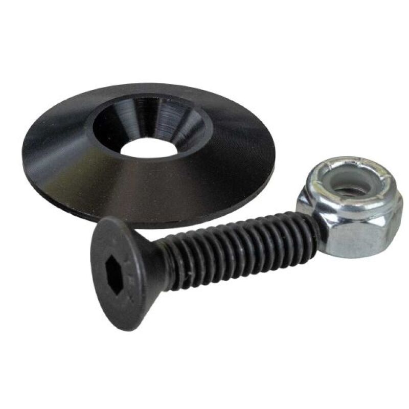 Moroso 1.25 INCH TAPER WASHER, BLACK ANODIZED, WITH HARDWARE, 10 PK - 71687