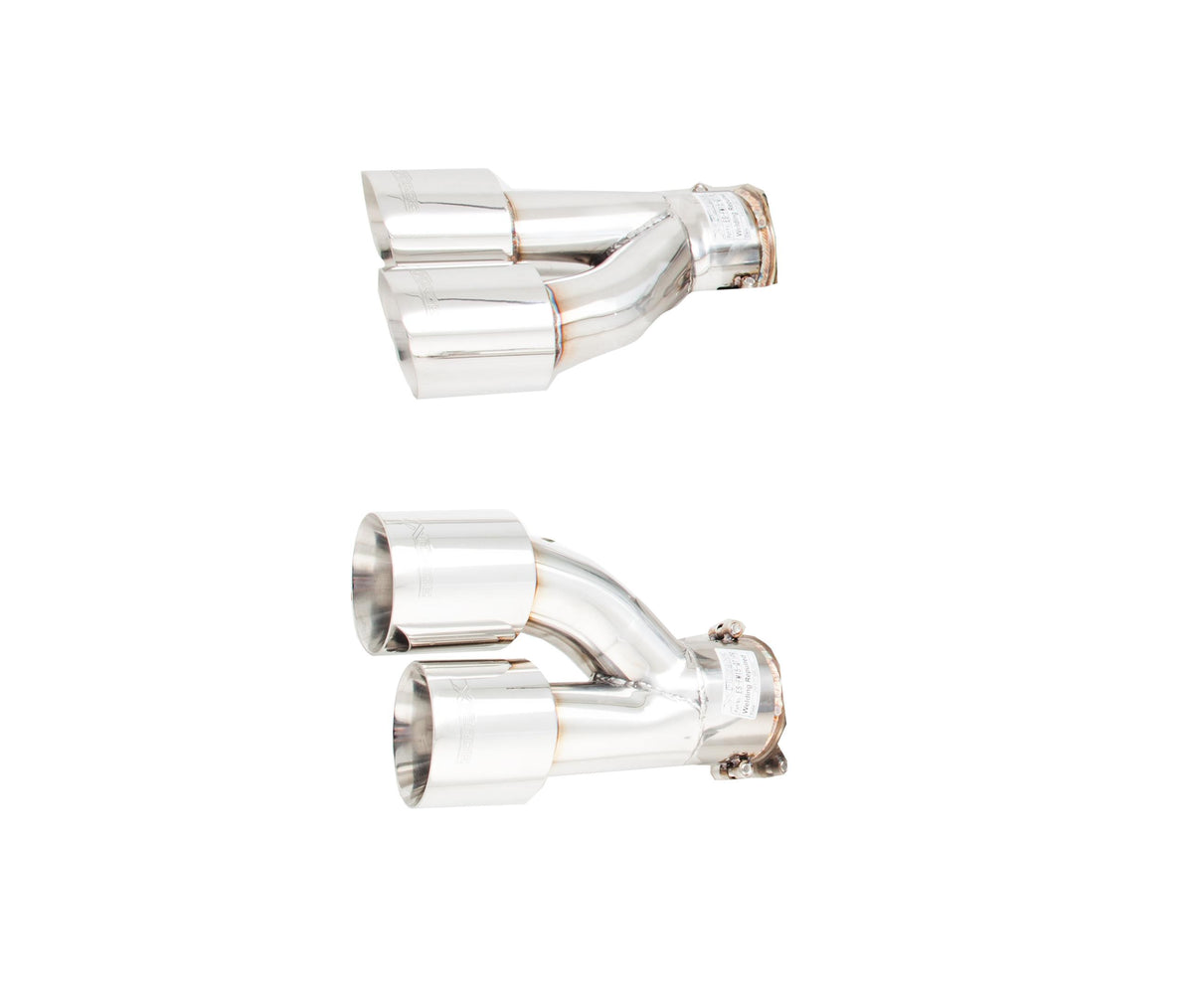 XForce Twin Quad Tip Option (2015-2017 Mustang GT) - ES-FM15-QT