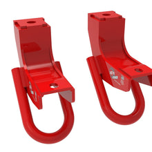 aFe CONTROL Front Tow Hook Red (2022 Toyota Tundra V6-3.5L(tt)) - 450-72T001-R