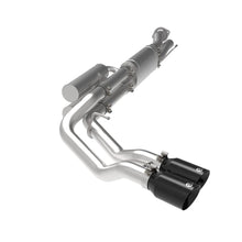 AFE Rebel Series 3 IN 409 Stainless Steel Cat-Back Exhaust System w/Black Tip (Ford F-250/F-350 17-20 V8-6.2/7.3L) - 49-43117-B