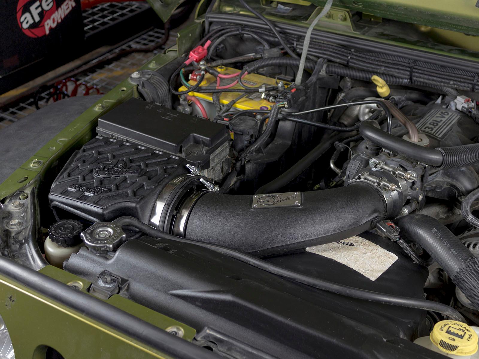 AFE Momentum GT Cold Air Intake System w/ Pro 5R Media (2007-2011 Wrangler) - 54-76213