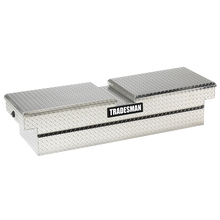 Tradesman Aluminum Gull Wing Cross Bed Truck Tool Box w/Push Button (70in.) - Brite