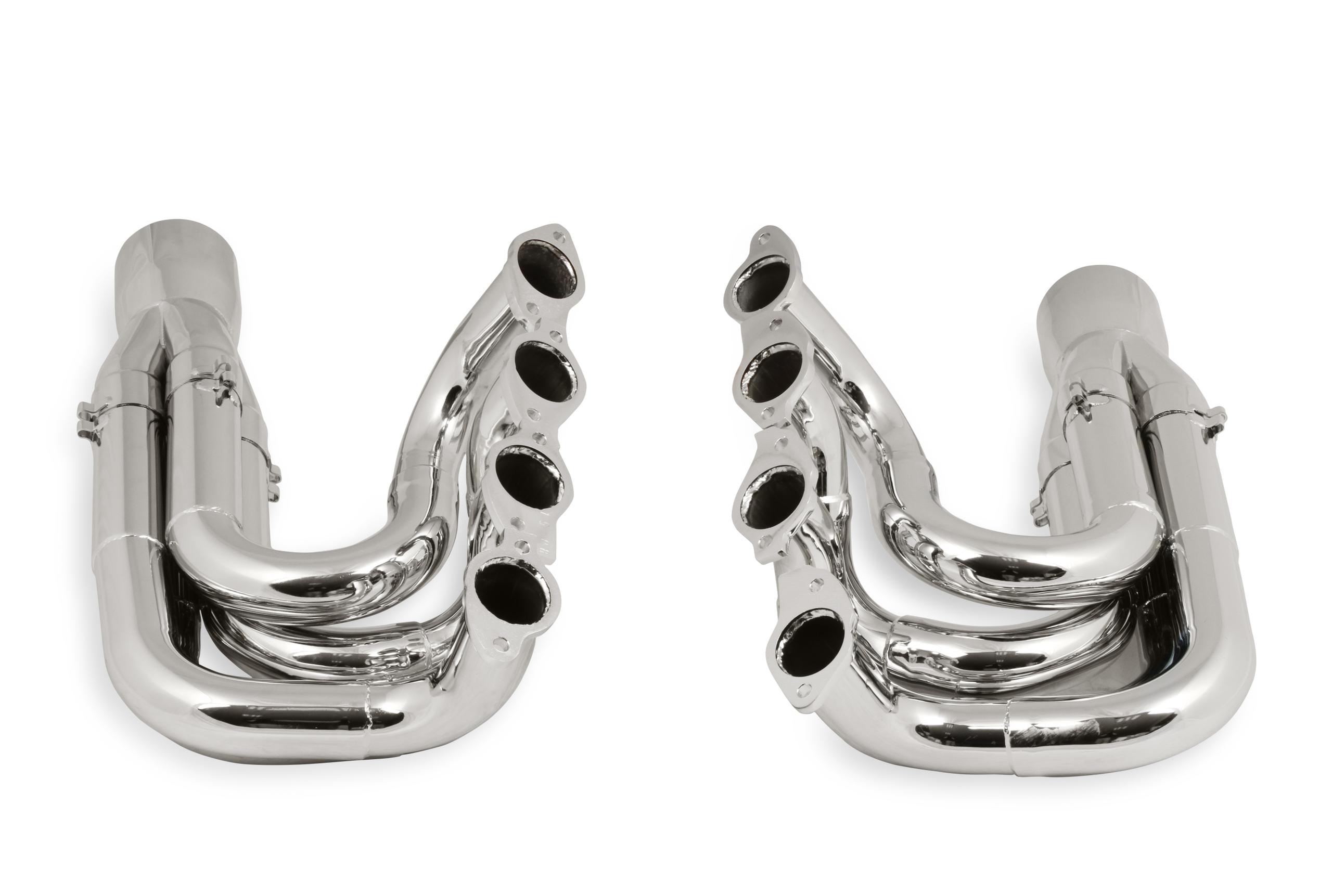 Hooker 3-Step Drag Headers - Chrome (Big Block Chevy) - 2502-6HKR