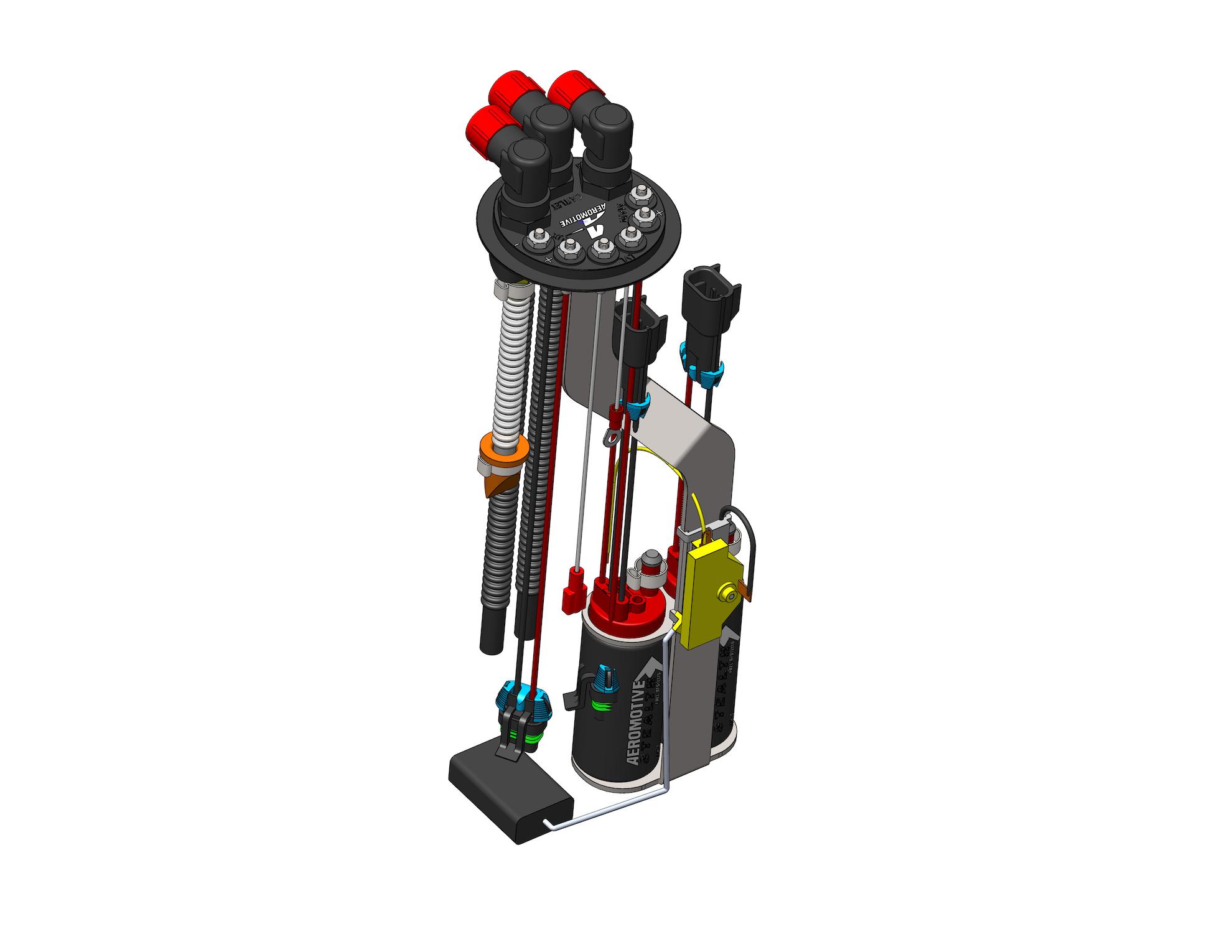 Aeromotive Fuel Pump, Intank, Dual 340, 88-97 Chevy, Truck, 1500 / 2500 (1988-1997 C1500 , C2500 , K1500 , K2500) - 18399
