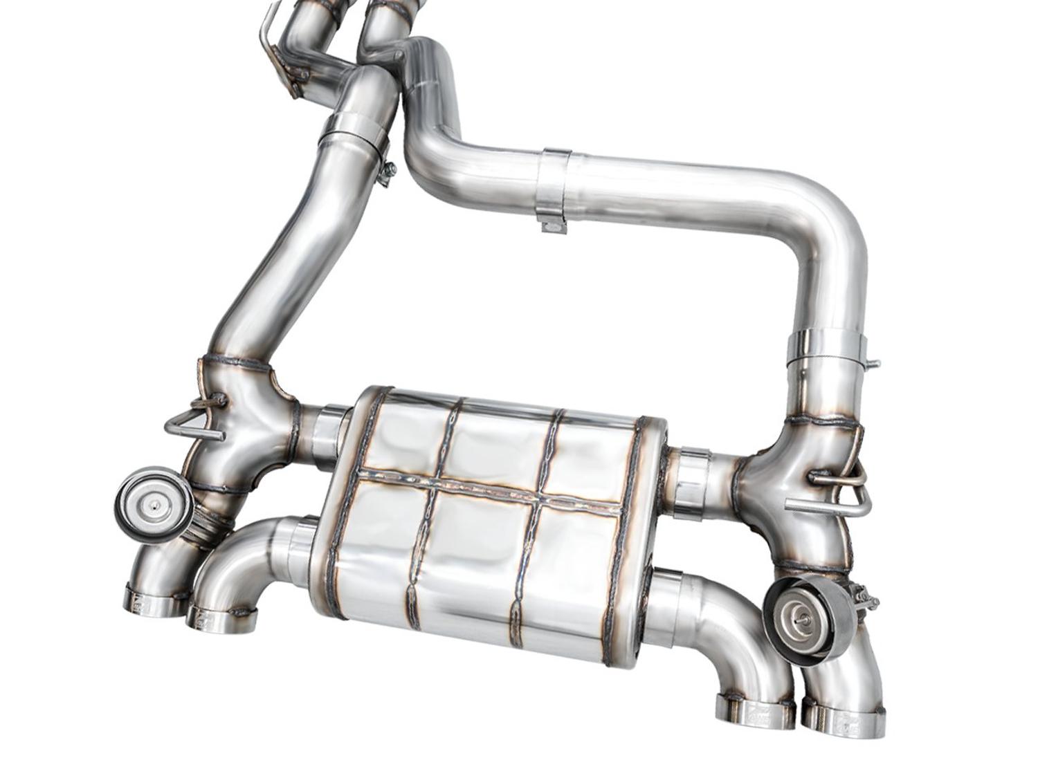 AWE SwitchPath Exhaust - Quad BashGaurds (2021+ Jeep Wrangler Rubicon 392) - 3025-41392