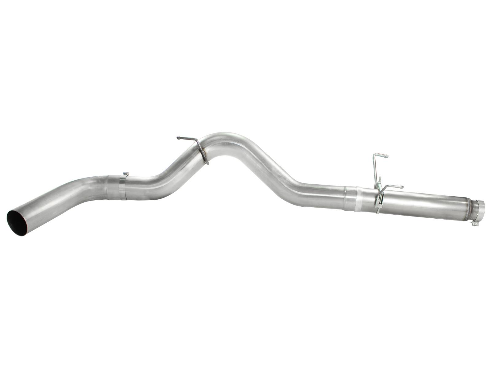 AFE Large Bore-HD 5 IN 409 Stainless Steel DPF-Back Exhaust System (2007-2012 2500, 3500, Ram 2500, Ram 3500) - 49-42016