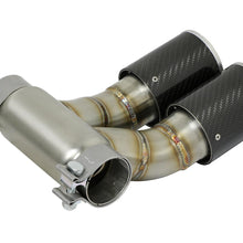 AFE MACH Force-Xp 3-1/2 IN Carbon Fiber OE Replacement Exhaust Tips (2013-2016 Boxster, Cayman) - 49C36413-C