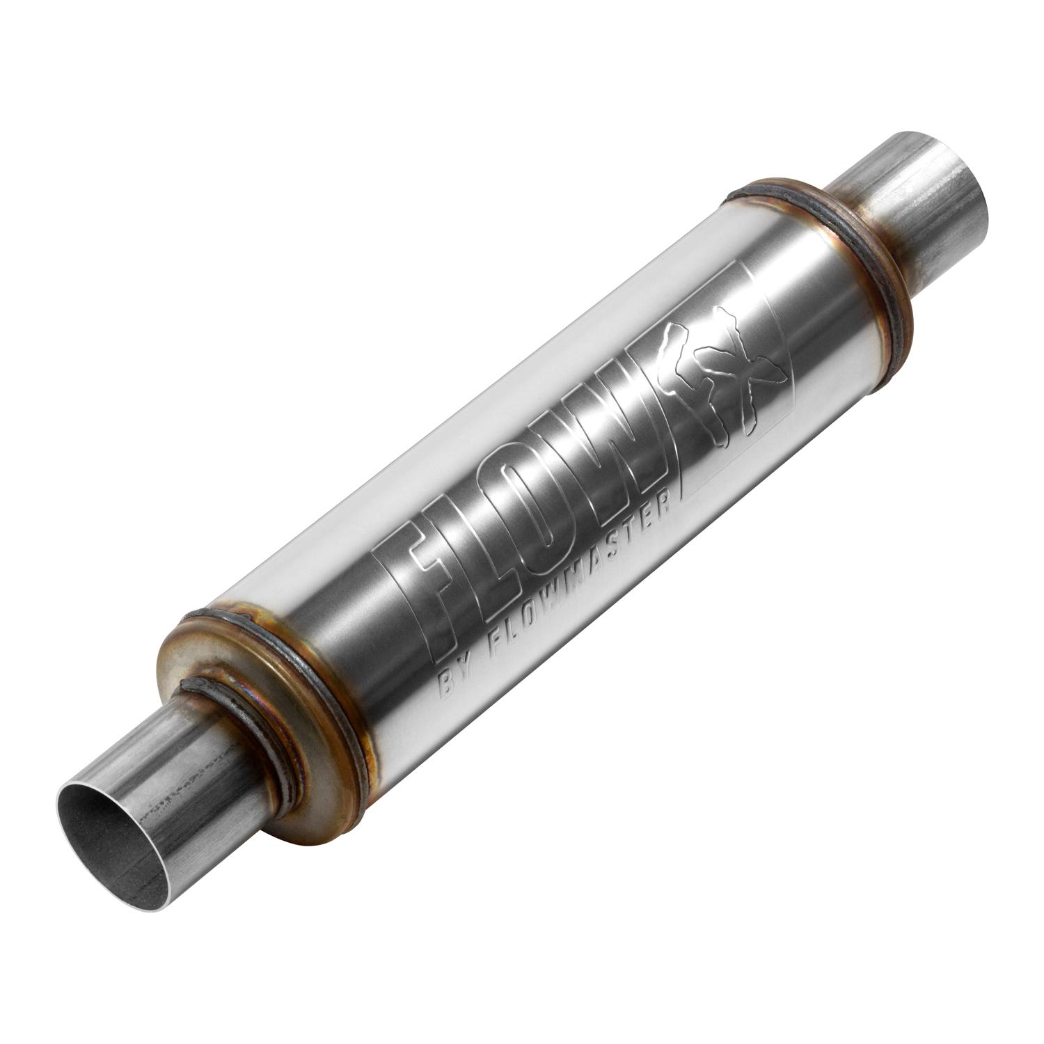 Flowmaster 2.25"In(C)/Out(C) Flow Fx, Round, 14" Bo  - 71415