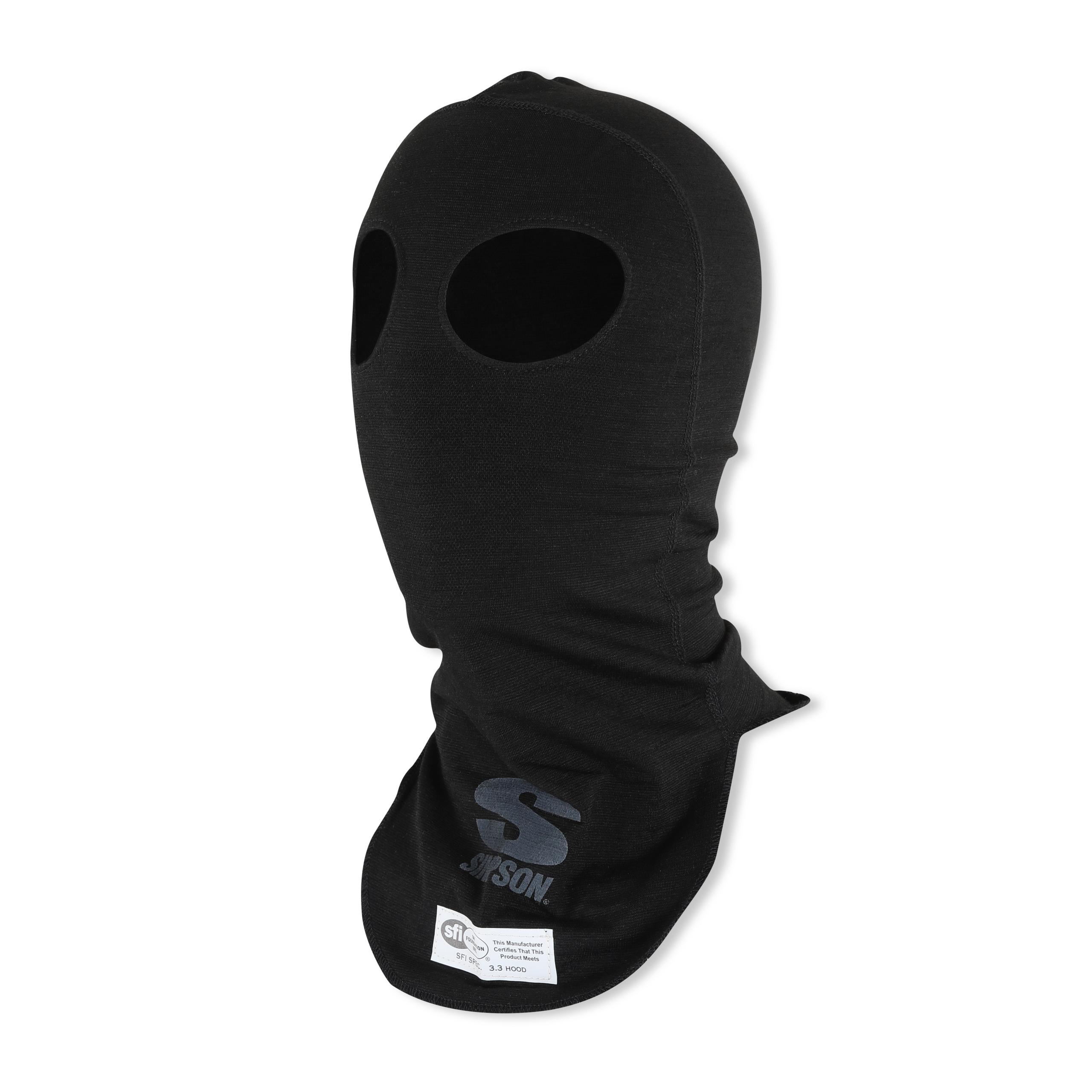 Simpson Racing Profit headsock Dual Eye Black - 23092K