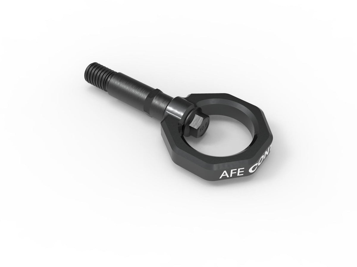 aFe CONTROL Front Tow Hook Gray (2020-2021 GR Supra, GR Supra, GR Supra) - 450-721002-G