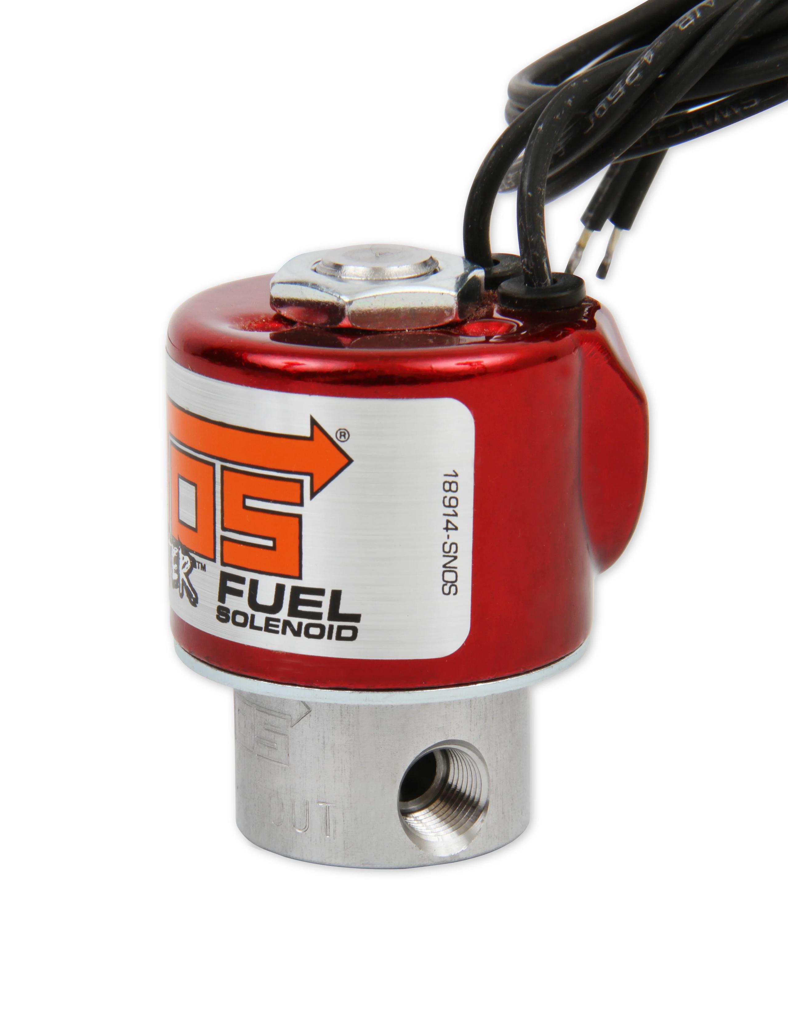 NOS  Fuel Solenoid - Red. - 18050NOS