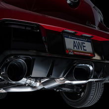 AWE Track Edition Exhaust for GR Corolla - Diamond Black Tips - 3020-53472