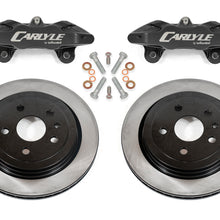 BMR Fabrication Brake Kit for 15" Conversion, Solid Rotors, Black Calipers Black (1997-2004 C5 Corvette Base) - DBK550