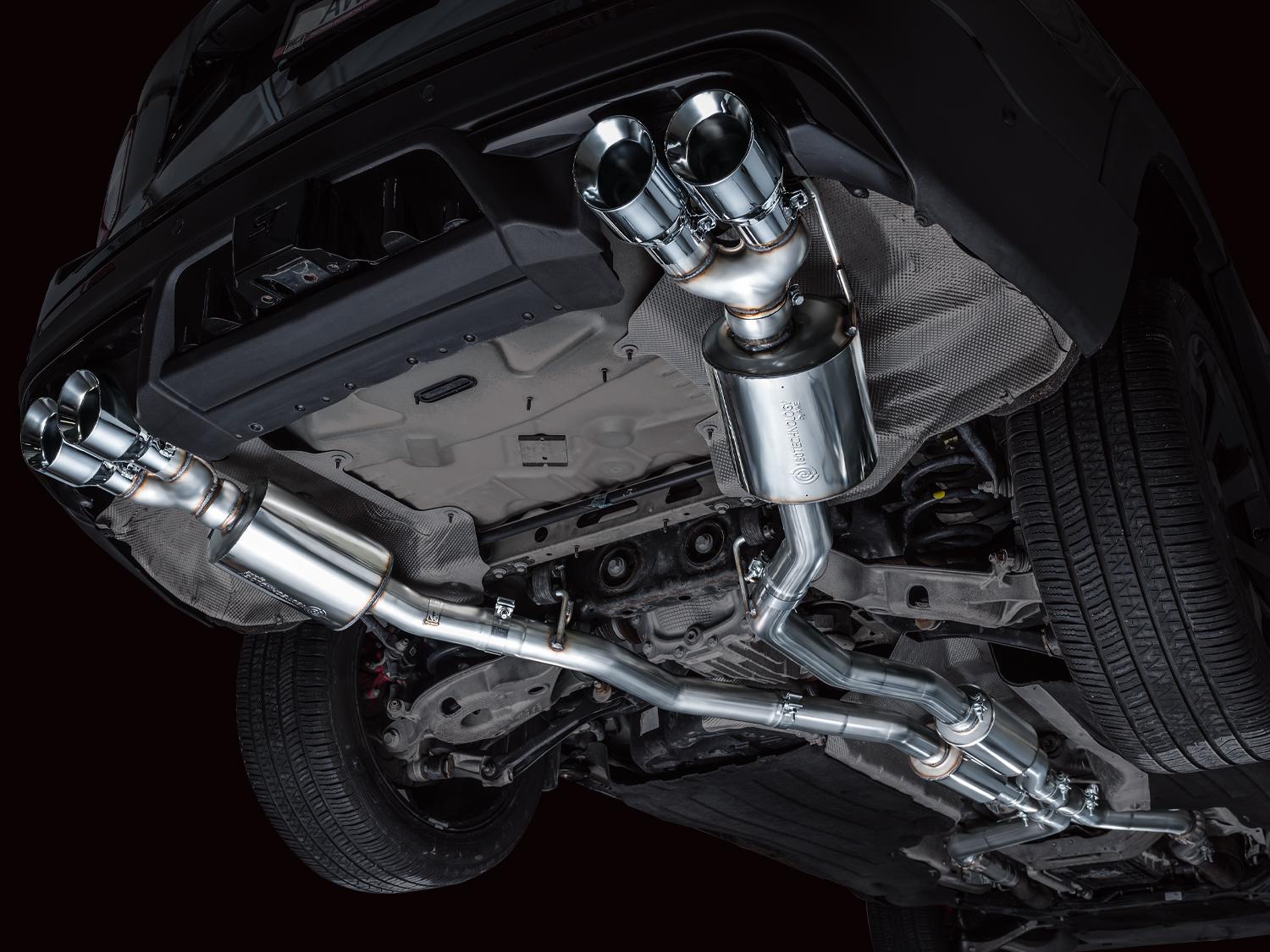 AWE Touring Edition Catback Exhaust - Chrome Silver Tips (2020-2026 Explorer ST) - 3015-42625