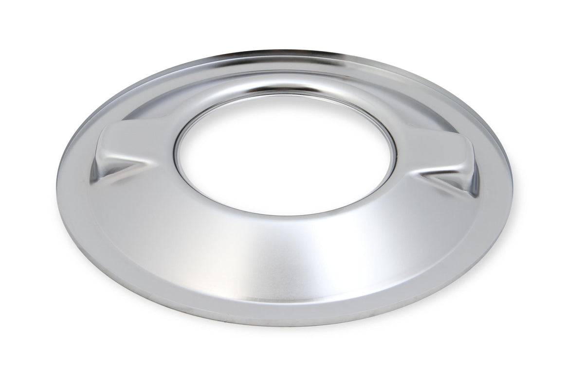 Holley 4500 drop base air cleaner chrome w/3" red washable gauze filter.  - 120-4530