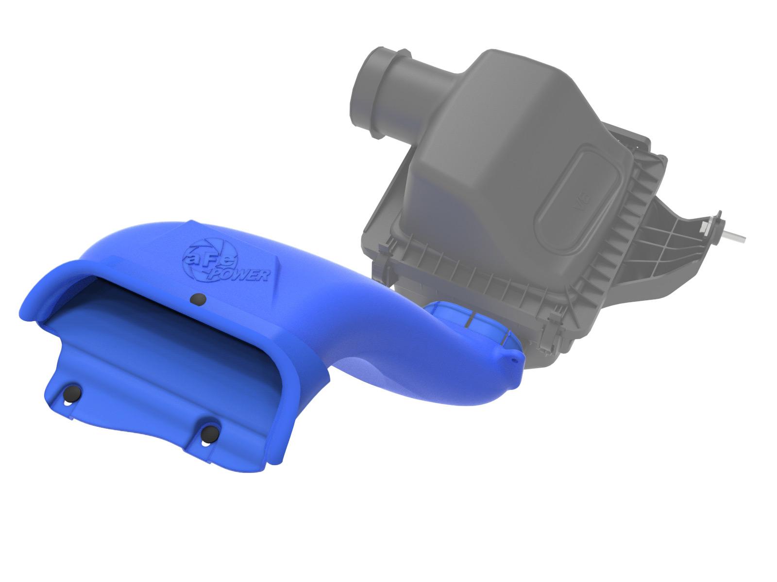 AFE 52-10010SL Rapid Induction Dynamic Air Scoop Blue (2021-2025 Ford F-150 V6 / V8)