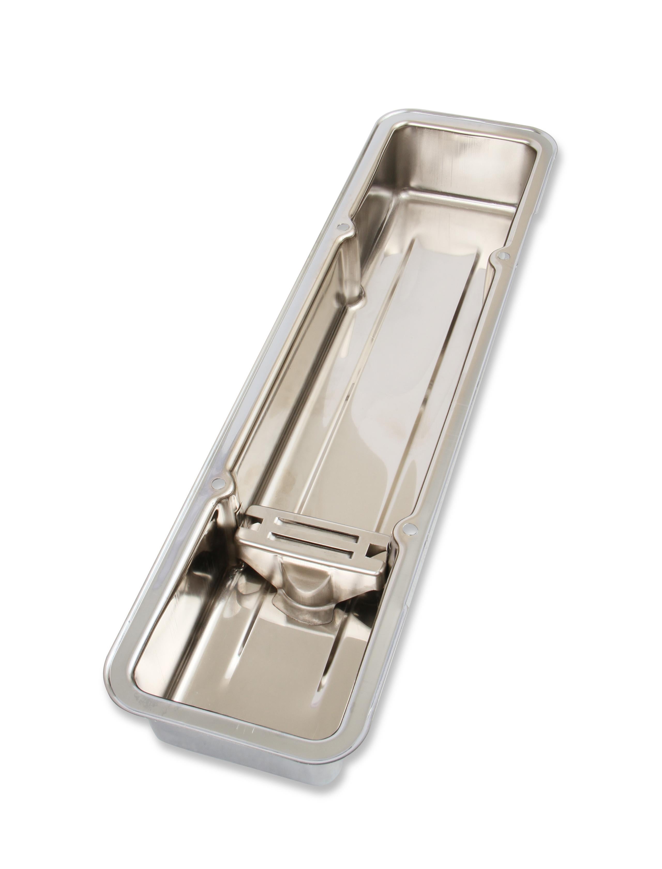 Mr. Gasket Chrome Valve Covers - Dual Cap Holes.  - 9800