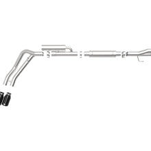 AFE Rebel Series 3 IN 409 Stainless Steel Cat-Back Exhaust System w/Black Tip (Ford F-250/F-350 17-20 V8-6.2/7.3L) - 49-43117-B