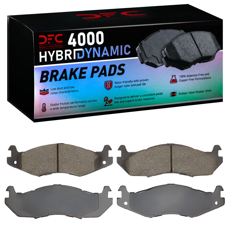 DFC 82-92 Jeep Wrangler Front 4000 Hybridynamic Brake Pads
