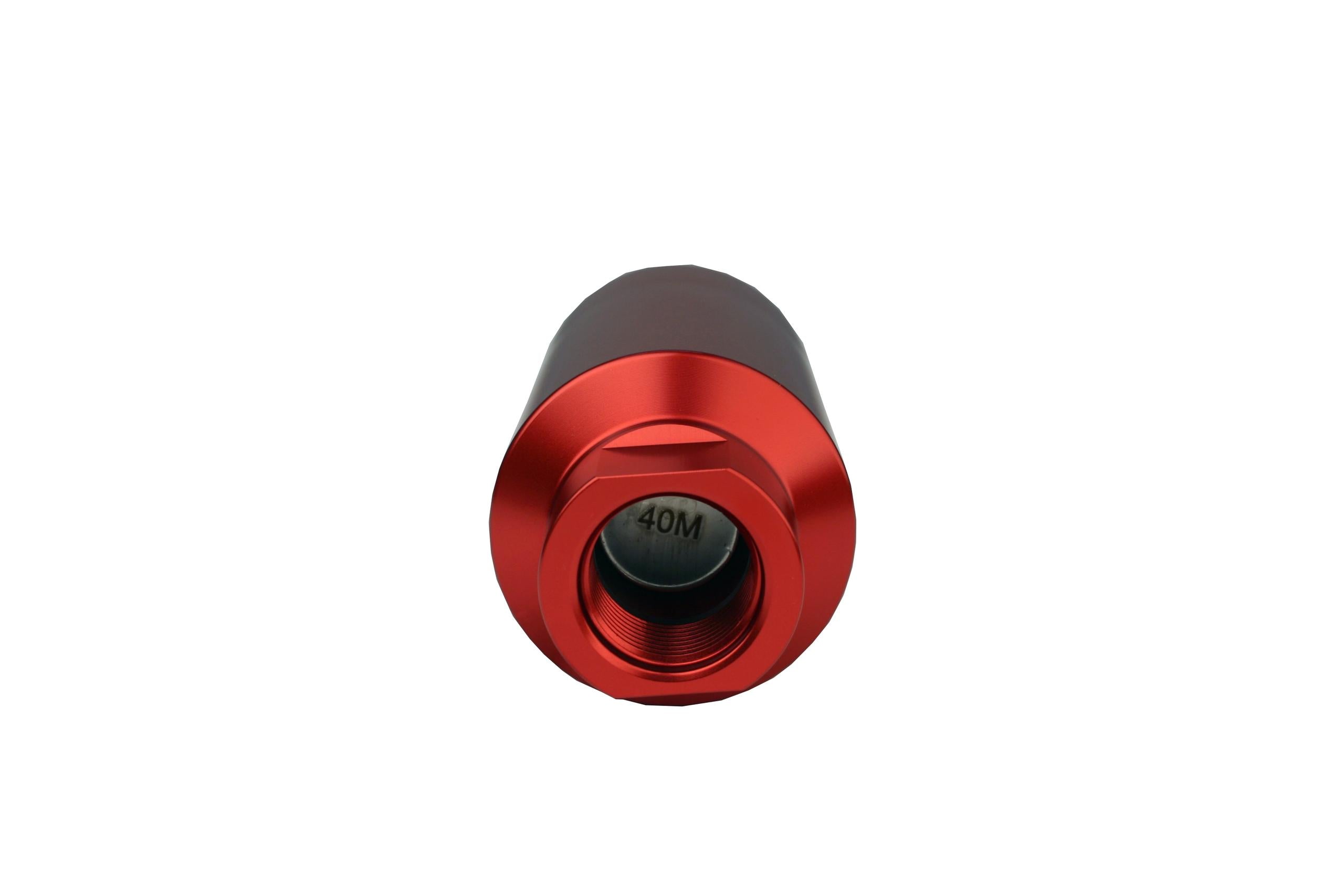 Aeromotive 40 Micron, Orb-10 Red Fuel Filter - 12335