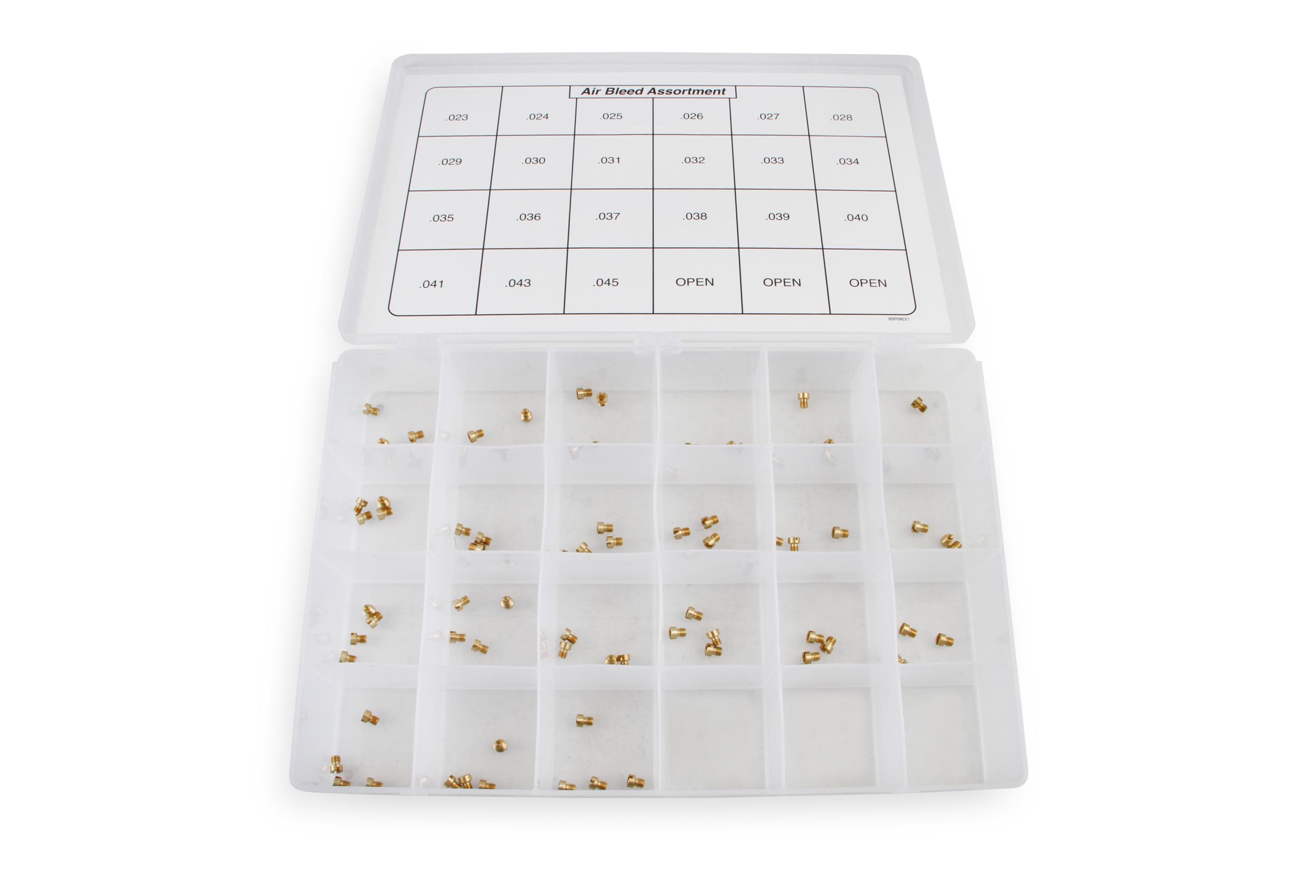 Holley Air Bleed Assortment Kit.  - 36-240