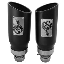 AFE MACH Force-Xp 409 Stainless Steel OE Replacement Exhaust Tip Black (2009-2019 1500, 1500, 1500 Classic, Ram 1500) - 49C42046-B
